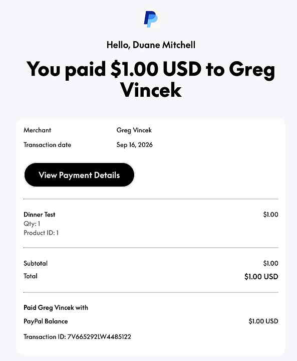 PayPalCheckout4 PayPal Checkout Screen 4