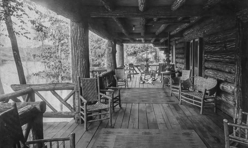 case_cabin_porch Case Mountain Cabin Porch